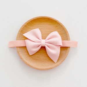 Baby Headband Bow Flannel (BHB9302)